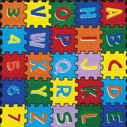 Abbey Alphabet/Multi 4' 9" X 6' 9" Area Rug - Big's Furniture (NV) - Multi Location
