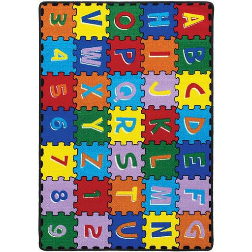 Abbey Alphabet/Multi 4' 9" X 6' 9" Area Rug - Big's Furniture (NV) - Multi Location