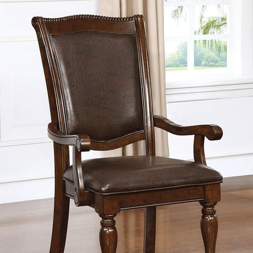 Alpena Brown Cherry/Espresso Arm Chair & Side Chair (2/CTN) - Big's Furniture (NV) - Multi Location