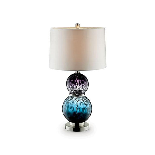 Camila Purple/Blue 27.5"H Glass Table Lamp - Big's Furniture (NV) - Multi Location