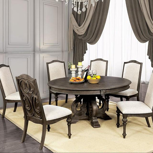 Arcadia Rustic Natural Tone Round Dining Table - Big's Furniture (NV) - Multi Location