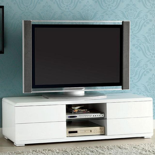 Cerro White 59" TV Console, White - Big's Furniture (NV) - Multi Location