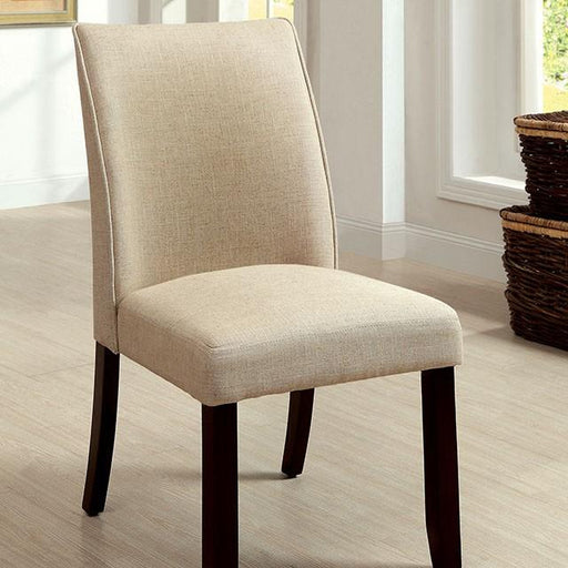Cimma Espresso/Ivory Side Chair (2/CTN) - Big's Furniture (NV) - Multi Location