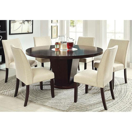 Cimma Espresso Round Dining Table - Big's Furniture (NV) - Multi Location