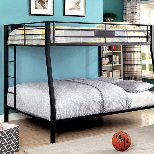 CLAREN Black Full/Queen Bunk Bed - Big's Furniture (NV) - Multi Location
