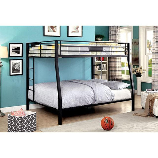 CLAREN Black Full/Queen Bunk Bed - Big's Furniture (NV) - Multi Location
