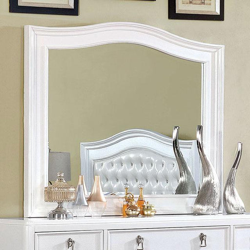 Ariston Mirror White, Silver, & Black - Big's Furniture (NV) - Multi Location