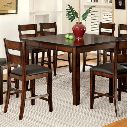 DICKINSON II Dark Cherry Counter Ht. Table w/ 18" Leaf - Big's Furniture (NV) - Multi Location