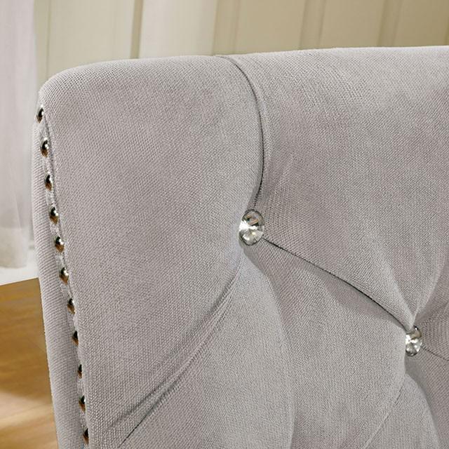 DIOCLES Silver/Light Gray Side Chair (2/CTN) - Big's Furniture (NV) - Multi Location