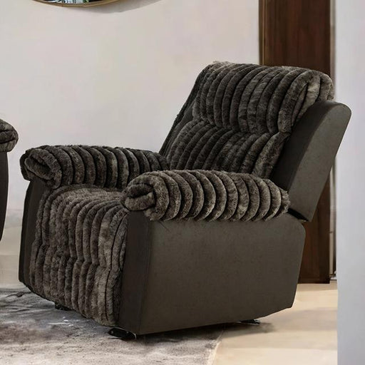 Dionysus Manual Glider Recliner Brown - Big's Furniture (NV) - Multi Location