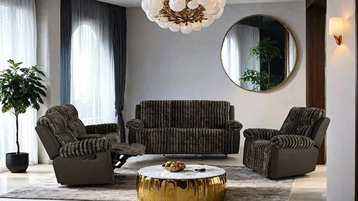 Dionysus Manual Glider Recliner Brown - Big's Furniture (NV) - Multi Location