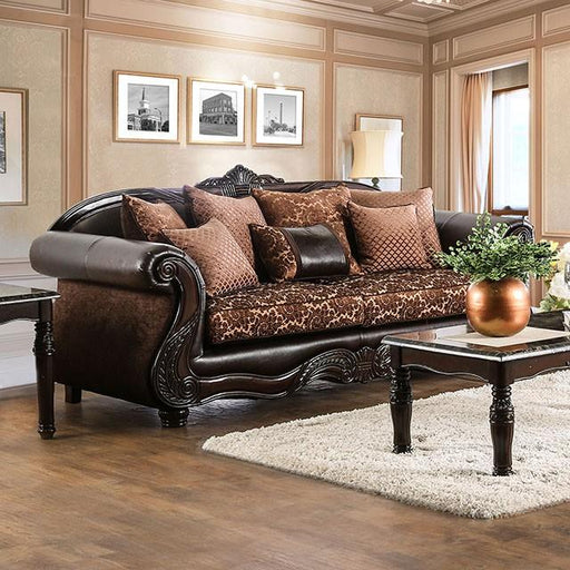 ELPIS Brown/Espresso Sofa - Big's Furniture (NV) - Multi Location