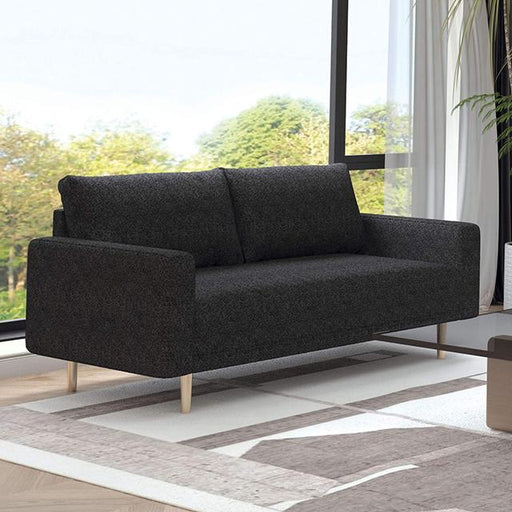 ELVERUM Loveseat, Black - Big's Furniture (NV) - Multi Location