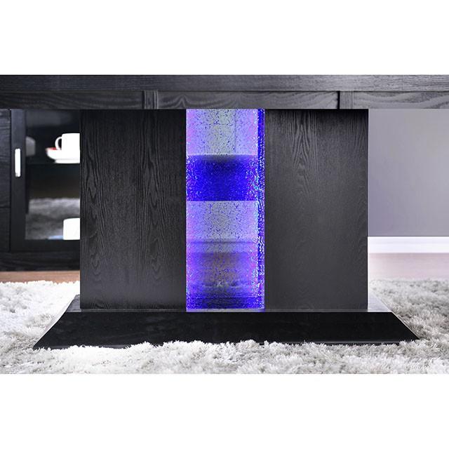 Evangeline Black/Beige Dining Table - Big's Furniture (NV) - Multi Location