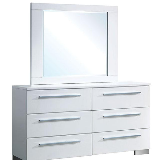 CLEMENTINE Glossy White Dresser - Big's Furniture (NV) - Multi Location
