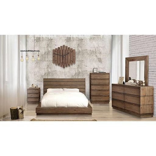 COIMBRA Rustic Natural Tone Mirror - Big's Furniture (NV) - Multi Location