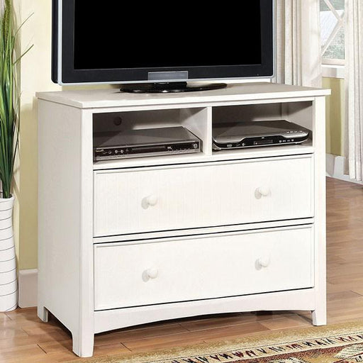 Corry White Media Chest - Big's Furniture (NV) - Multi Location