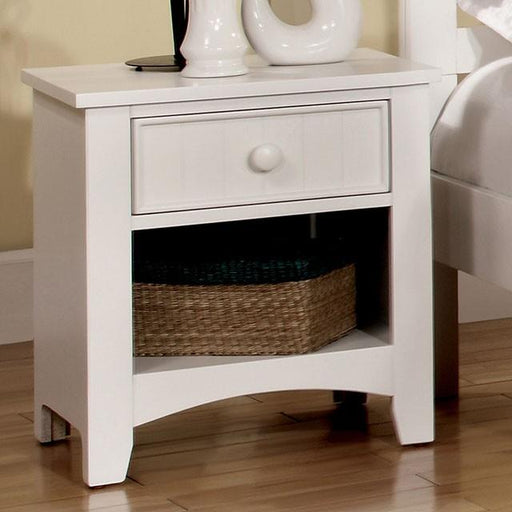 Corry White Night Stand - Big's Furniture (NV) - Multi Location