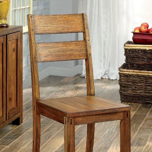 FRONTIER Dark Oak Side Chair (2/CTN) - Big's Furniture (NV) - Multi Location