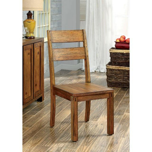 FRONTIER Dark Oak Side Chair (2/CTN) - Big's Furniture (NV) - Multi Location