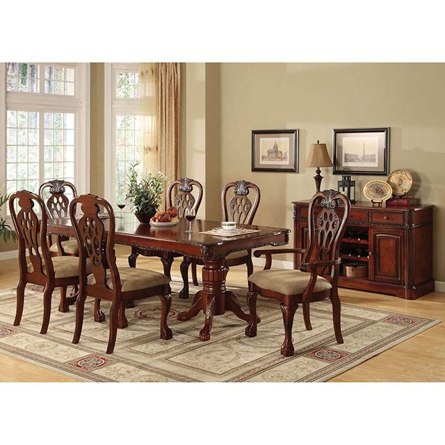George Town Cherry Arm Chair (2/CTN) - Big's Furniture (NV) - Multi Location