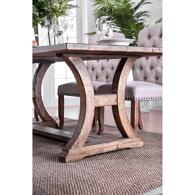 GIANNA Rustic Oak 77" Dining Table - Big's Furniture (NV) - Multi Location