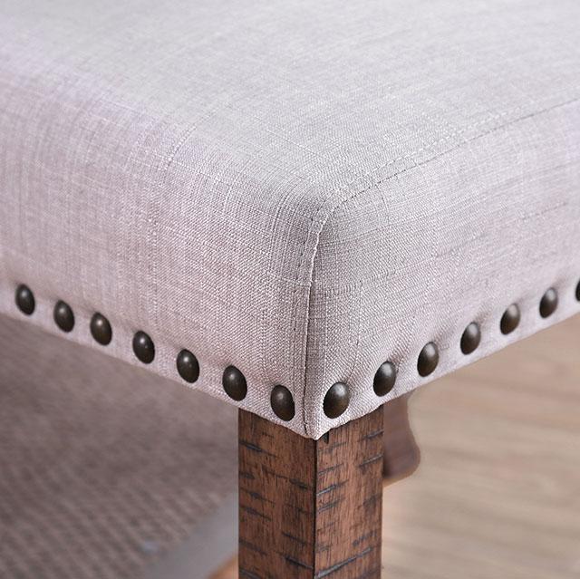 Gianna Rustic Pine/Ivory Side Chair (2/CTN) - Big's Furniture (NV) - Multi Location