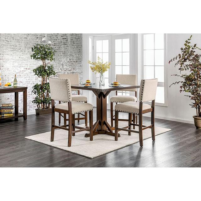 GLENBROOK Brown Cherry Counter Ht. Table - Big's Furniture (NV) - Multi Location