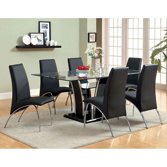 Glenview Black Dining Table - Big's Furniture (NV) - Multi Location