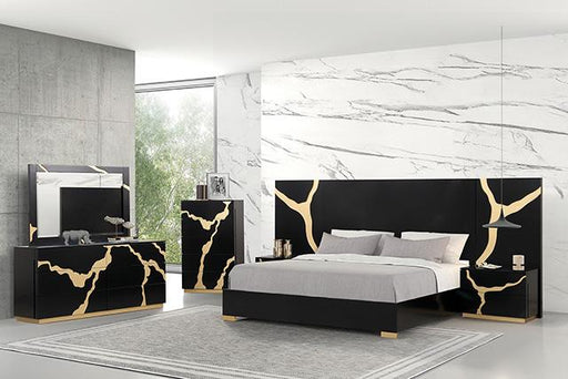 Goldsberg Queen Bed w/ Wall Panels - Big's Furniture (NV) - Multi Location