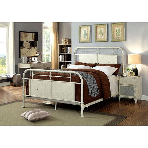 Haldus Cal.King, E.King, & Twin Bed White, Ivory, & Red - Big's Furniture (NV) - Multi Location