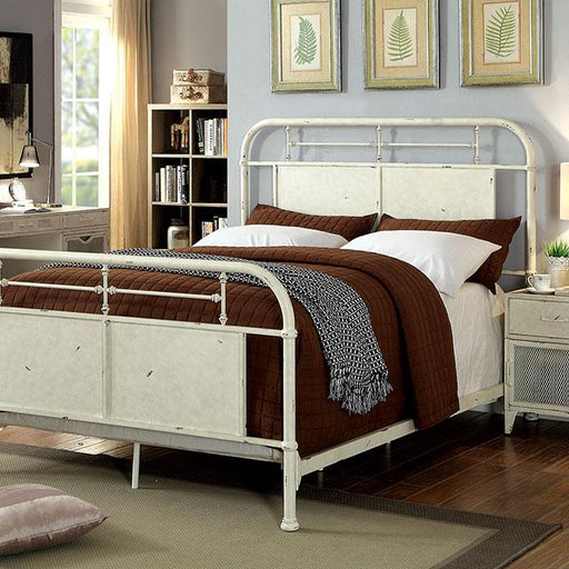 Haldus Cal.King, E.King, & Twin Bed White, Ivory, & Red - Big's Furniture (NV) - Multi Location