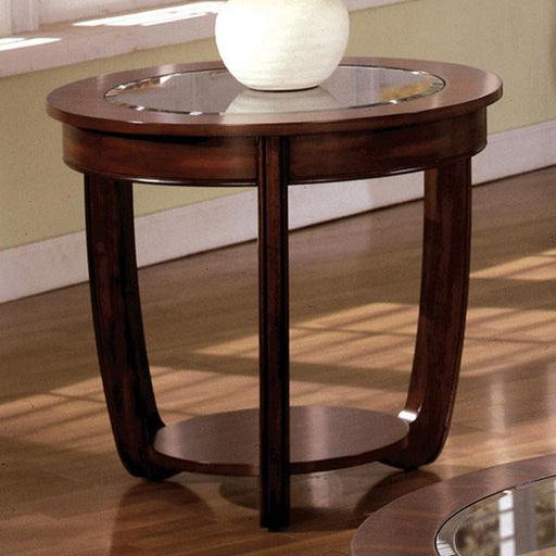 Crystal Falls Dark Cherry End Table - Big's Furniture (NV) - Multi Location