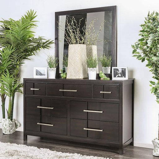 Berenice Dresser White, Gray, & Espresso - Big's Furniture (NV) - Multi Location
