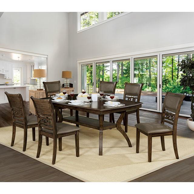 Holly Satin Walnut Dining Table - Big's Furniture (NV) - Multi Location