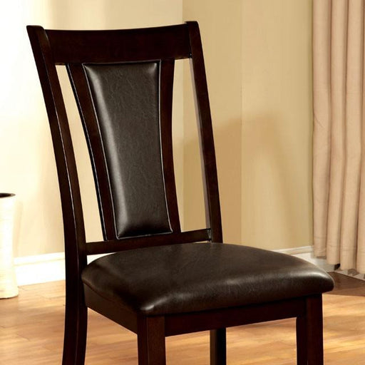BRENT Dark Cherry/Espresso Side Chair (2/CTN) - Big's Furniture (NV) - Multi Location