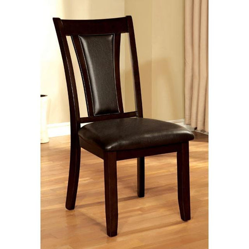 BRENT Dark Cherry/Espresso Side Chair (2/CTN) - Big's Furniture (NV) - Multi Location