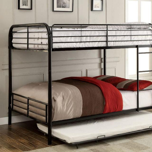 BROCKET Black Metal Full/Full Bunk Bed - Big's Furniture (NV) - Multi Location