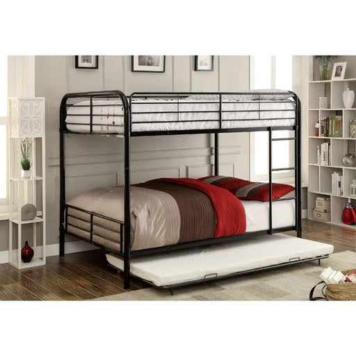 BROCKET Black Metal Full/Full Bunk Bed - Big's Furniture (NV) - Multi Location