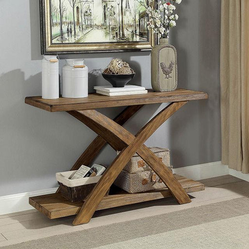 Bryanna Antique Light Oak Sofa Table - Big's Furniture (NV) - Multi Location