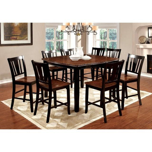 DOVER II Black/Cherry Counter Ht. Table w/ 16" Leaf - Big's Furniture (NV) - Multi Location