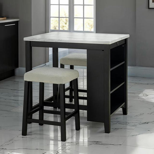 Chalcedony 3 Pc. Dining Table Set - Big's Furniture (NV) - Multi Location
