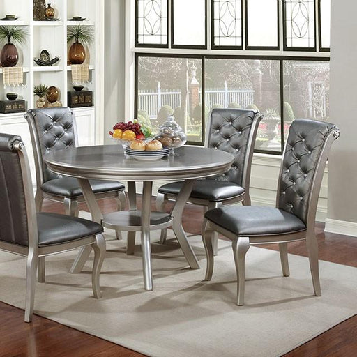 Amina Champagne Round Table - Big's Furniture (NV) - Multi Location