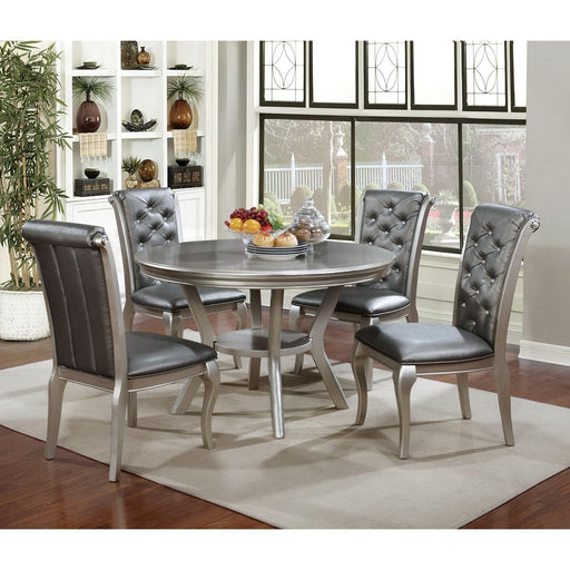 Amina Champagne Round Table - Big's Furniture (NV) - Multi Location