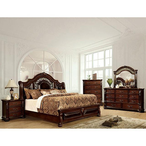 Flandreau Brown Cherry/Espresso Cal.King, E.King & Queen Bed - Big's Furniture (NV) - Multi Location