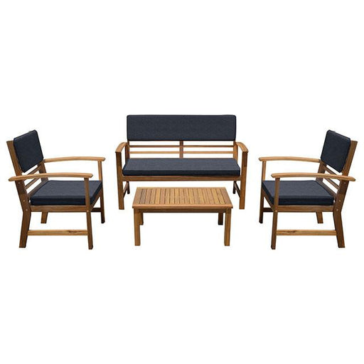 Hana 4 Pc. Patio Set Blue - Big's Furniture (NV) - Multi Location