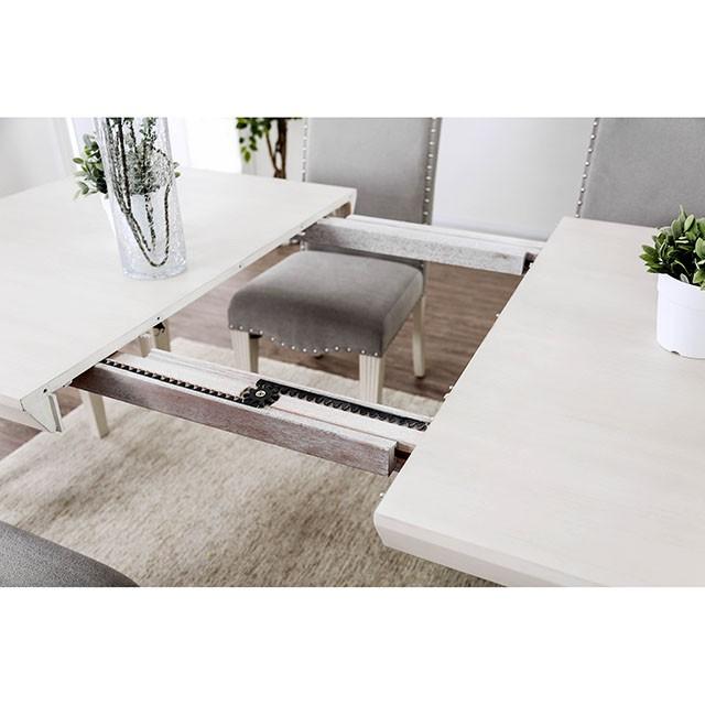 Daniella Antique White Dining Table - Big's Furniture (NV) - Multi Location