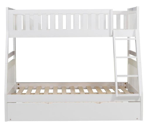Galen Twin/Full Bunk Bed w/ Twin Trundle in White B2053TFW-1R - Big's Furniture (NV) - Multi Location