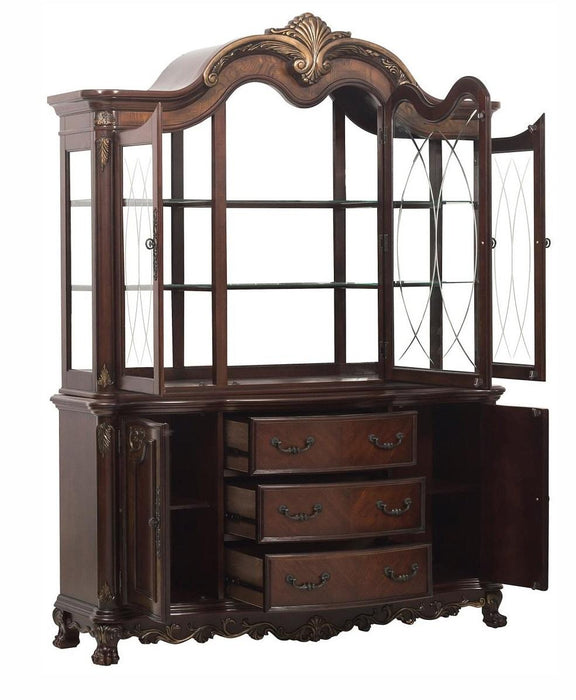 Deryn Park Buffet and Hutch in Dark Cherry 2243-50 - Big's Furniture (NV) - Multi Location