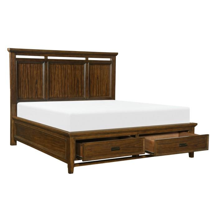 Frazier Park (3)California King Platform Bed with Footboard Storage - Big's Furniture (NV) - Multi Location